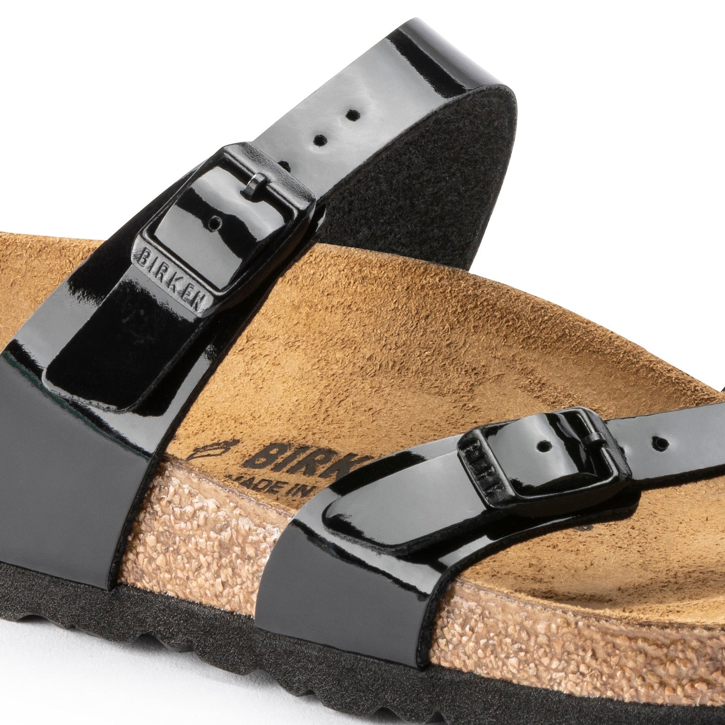 Birkenstock Mayari Patent Black Birko-Flor Narrow - 071093