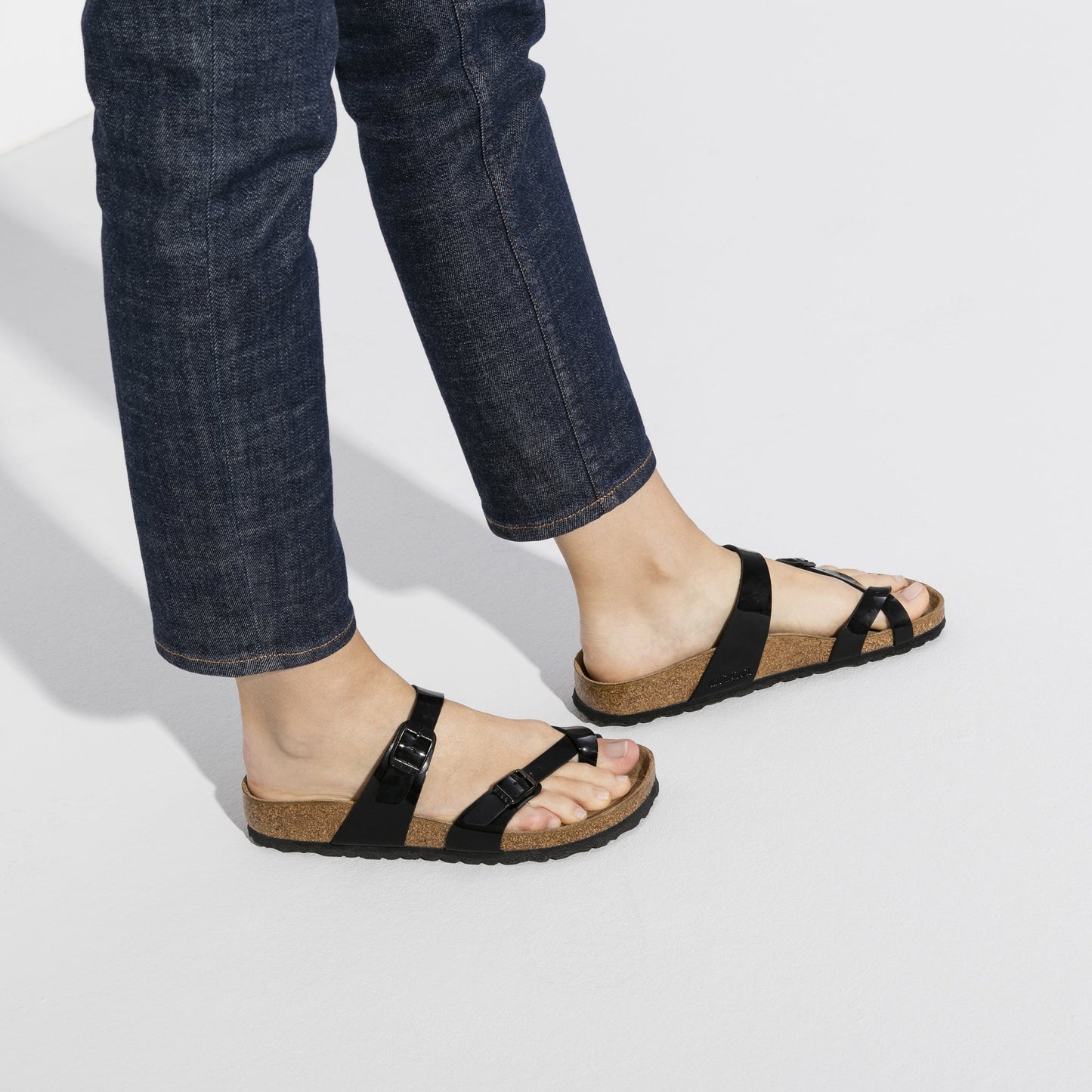 Birkenstock Mayari Patent Black Birko-Flor Narrow - 071093
