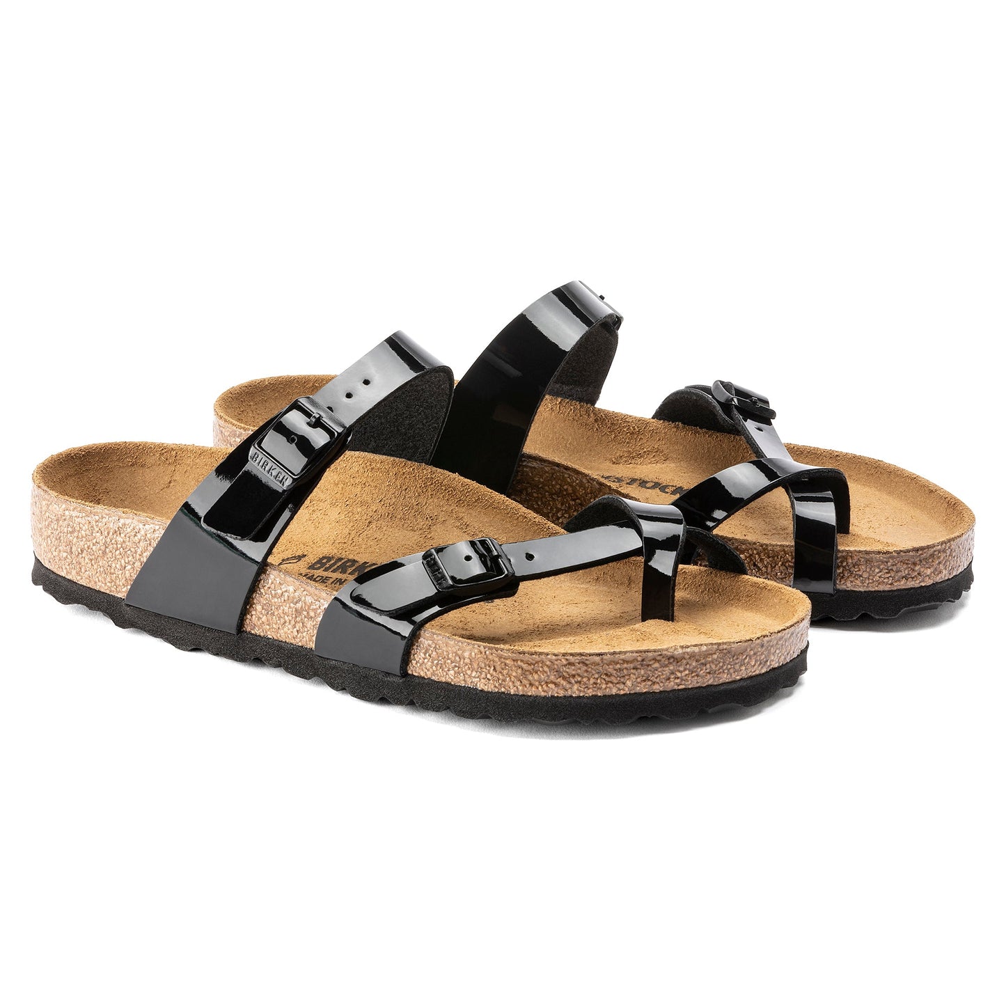 Birkenstock Mayari Patent Black Birko-Flor Narrow - 071093