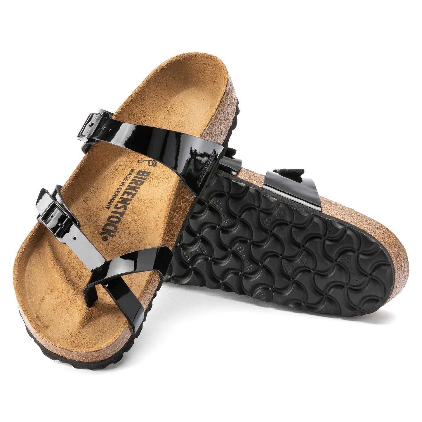 Birkenstock Mayari Patent Black Birko-Flor Narrow - 071093