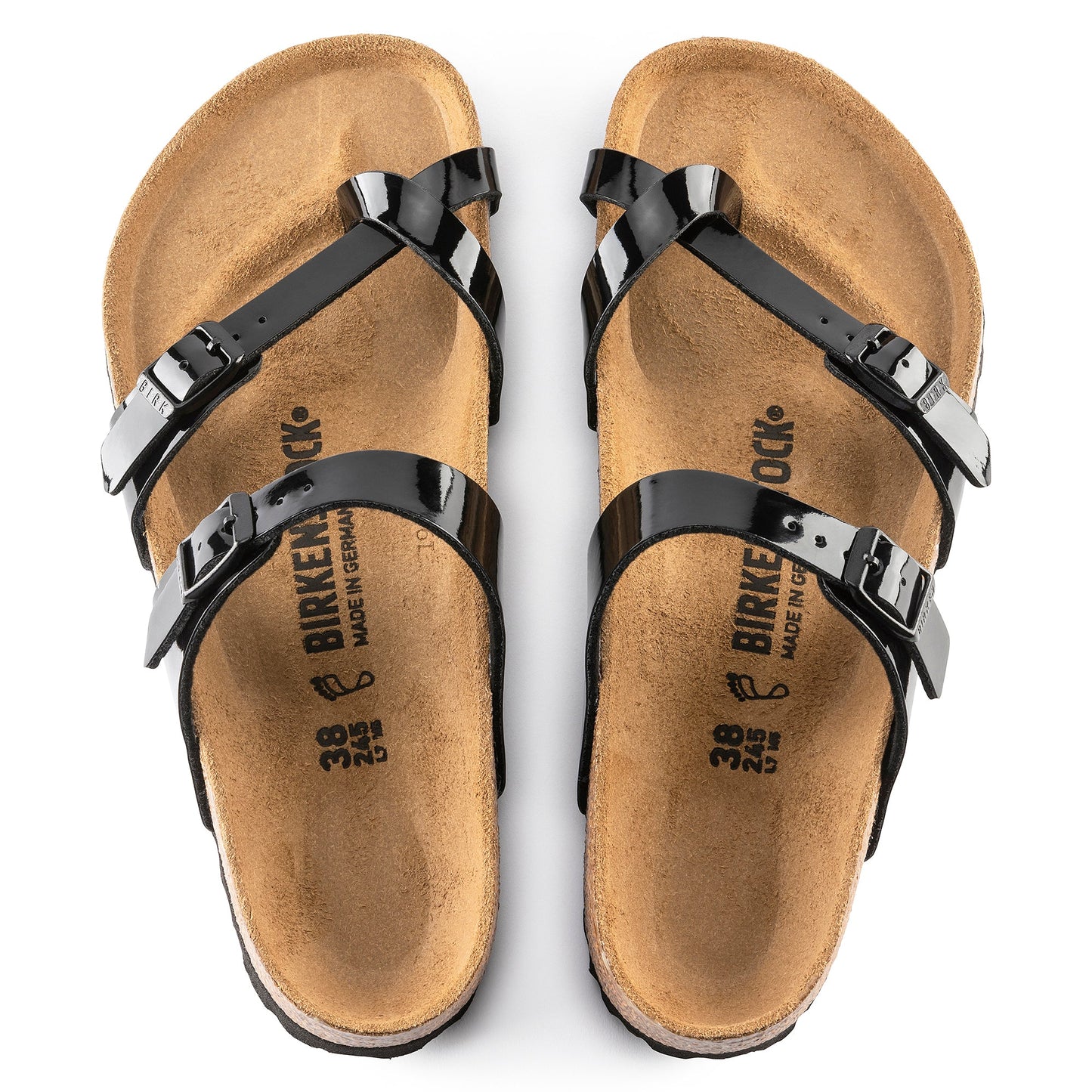 Birkenstock Mayari Patent Black Birko-Flor Narrow - 071093
