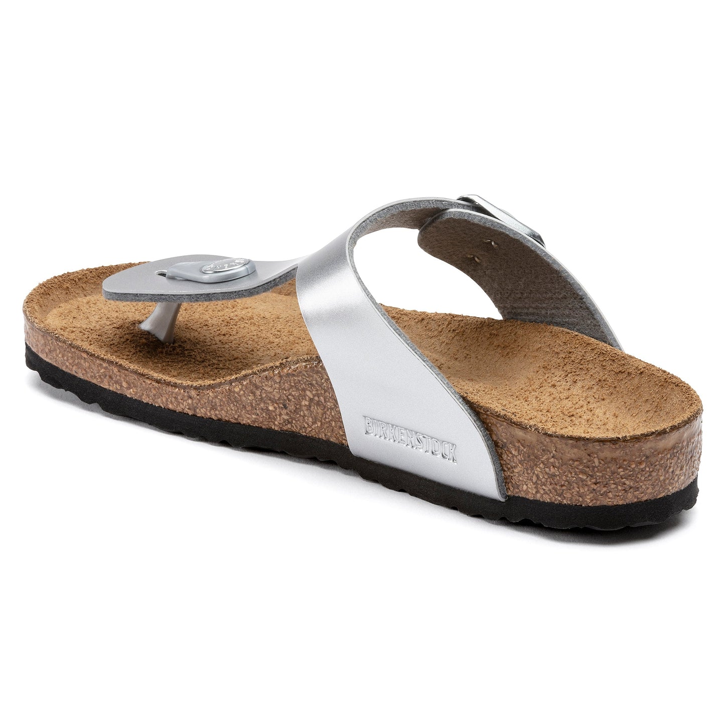 Birkenstock Gizeh Kids Electric Metallic Silver Birko-Flor Narrow - 1019192