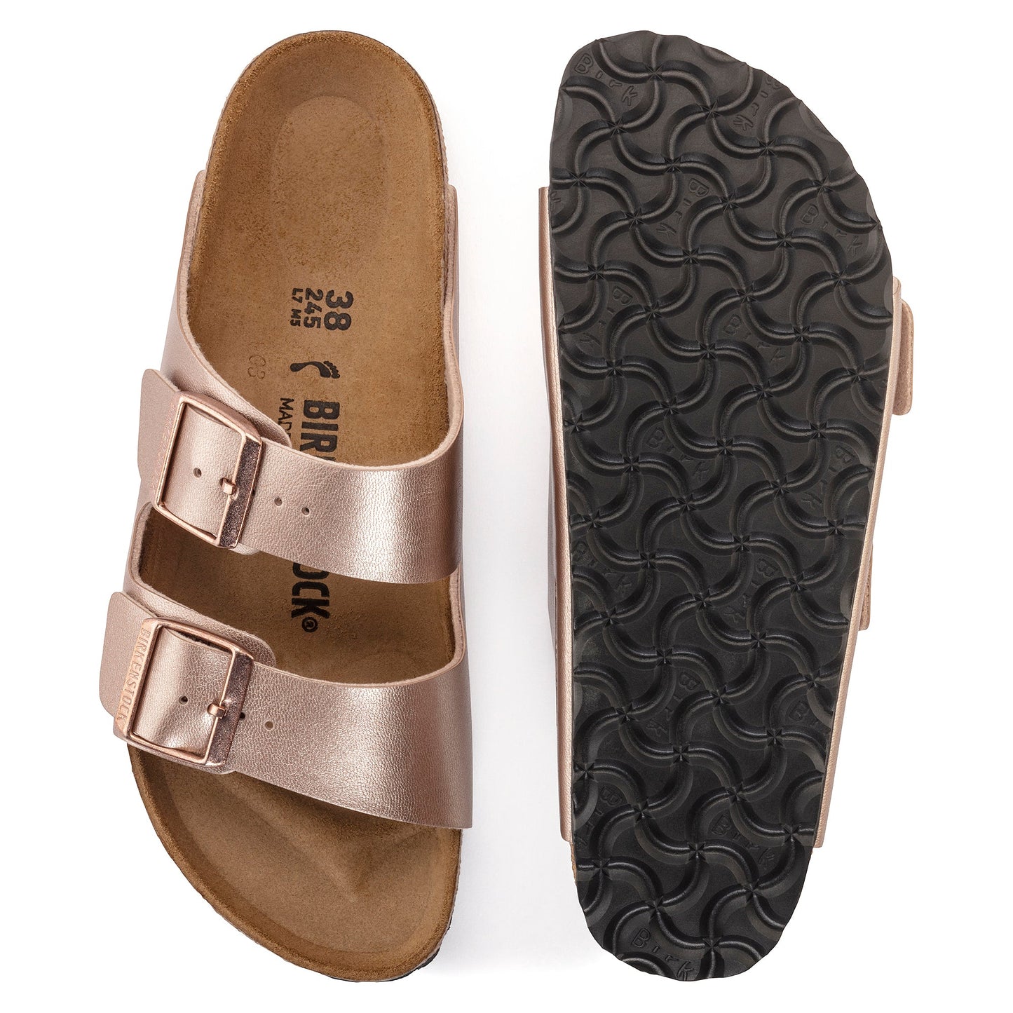 Birkenstock Arizona Copper Birko-Flor Narrow - 1023960
