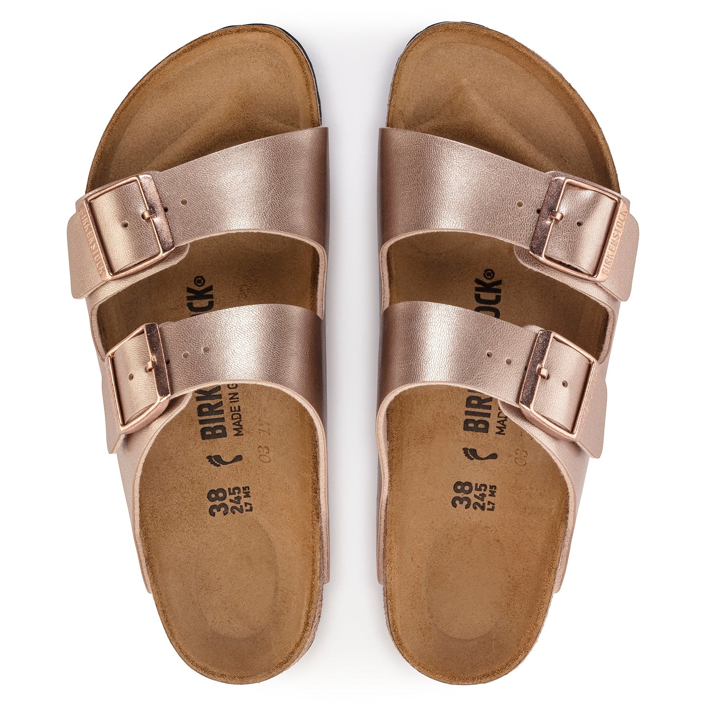 Birkenstock Arizona Copper Birko-Flor Regular - 1023942