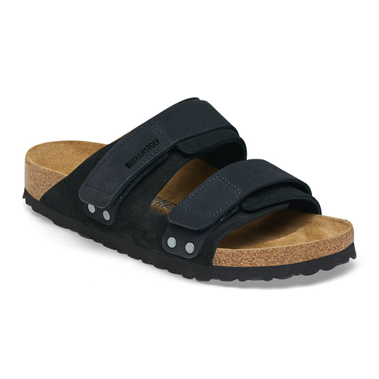 Birkenstock Uji Black Suede/Nubuck Leather Regular - 1024810 | Blue Heeler Boots