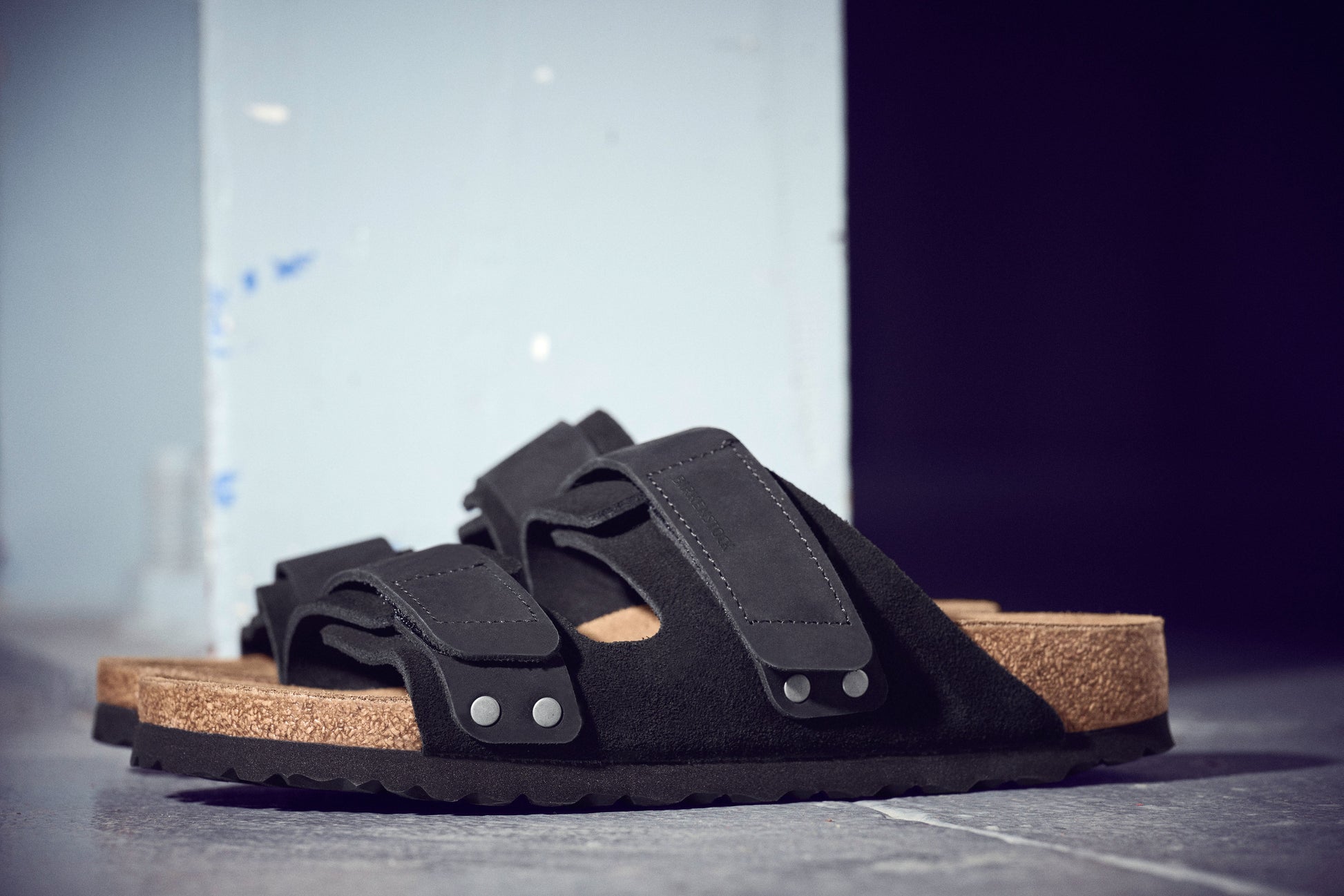 Birkenstock Uji Black Suede/Nubuck Leather Regular - 1024810 | Blue Heeler Boots