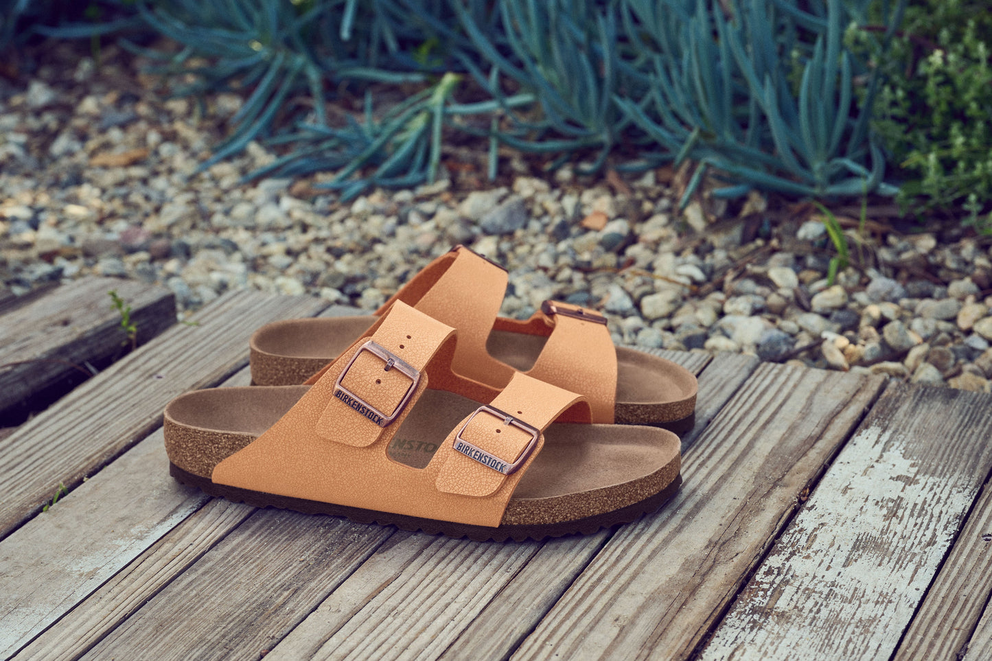 Birkenstock Arizona Vegan Pecan BirkiBuc Regular - 1025006