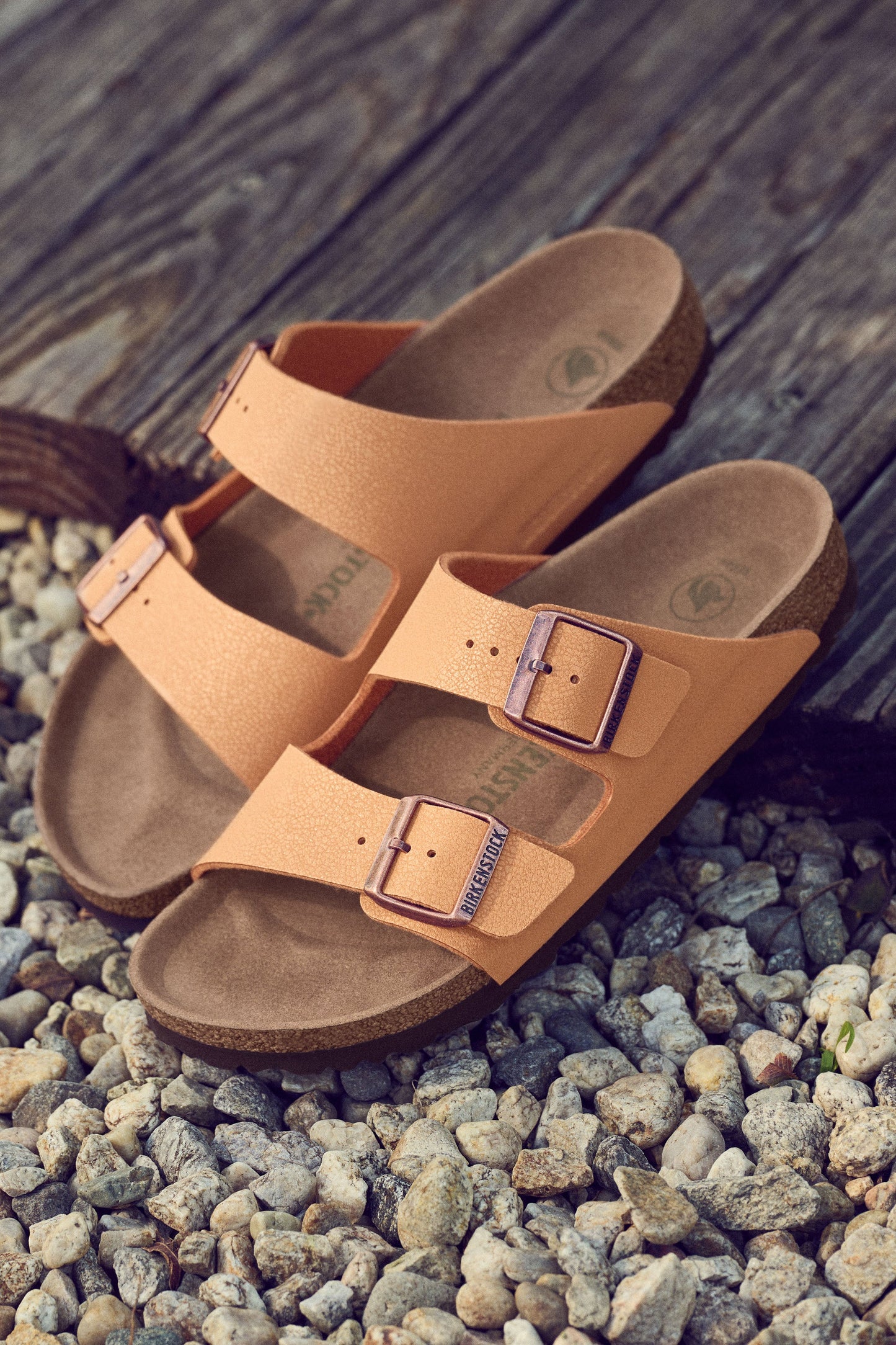 Birkenstock Arizona Vegan Pecan BirkiBuc Regular - 1025006