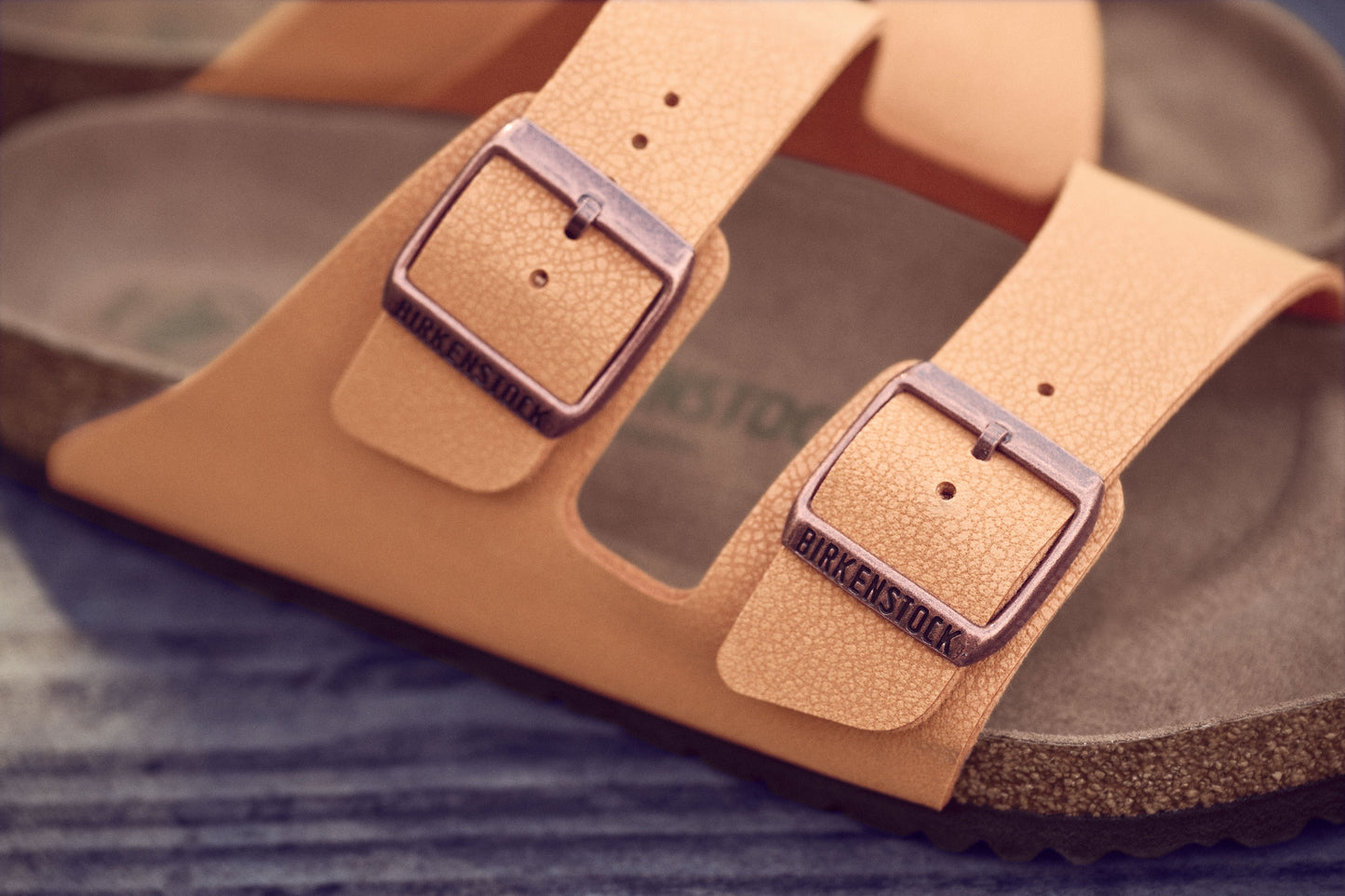 Birkenstock Arizona Vegan Pecan BirkiBuc Regular - 1025006