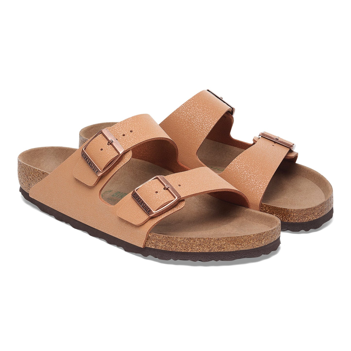 Birkenstock Arizona Vegan Pecan BirkiBuc Regular - 1025006