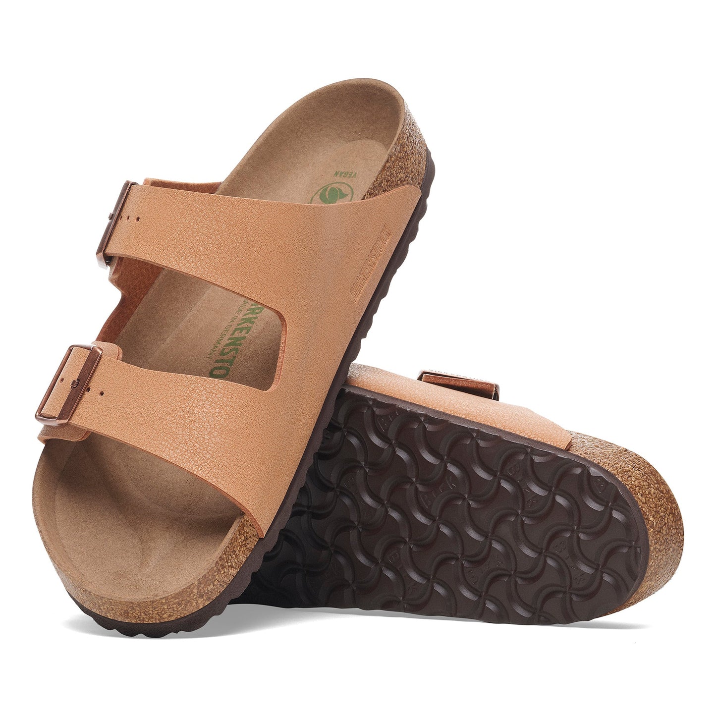 Birkenstock Arizona Vegan Pecan BirkiBuc Regular - 1025006