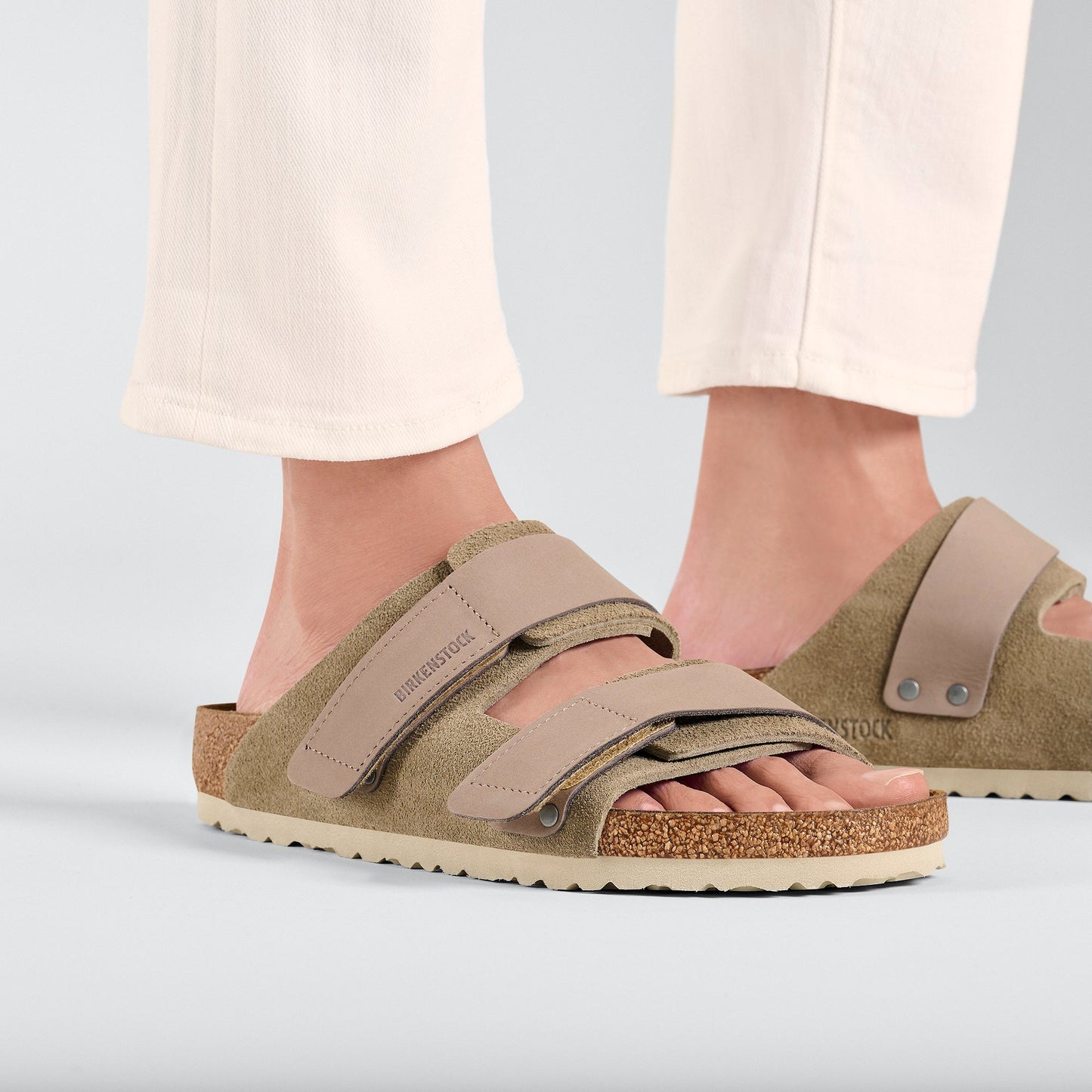 Birkenstock Uji Taupe Suede/Nubuck Leather Regular - 1025690 | Blue Heeler Boots