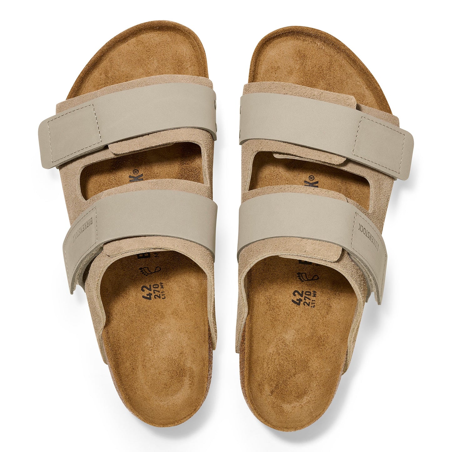 Birkenstock Uji Taupe Suede/Nubuck Leather Regular - 1025690 | Blue Heeler Boots