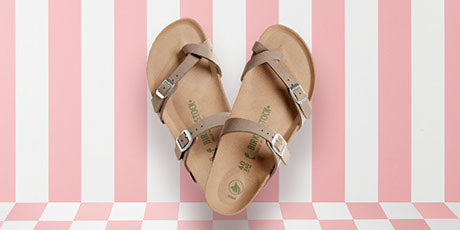 Birkenstock Mayari Vegan Grey Taupe Synthetic Regular - 1026702
