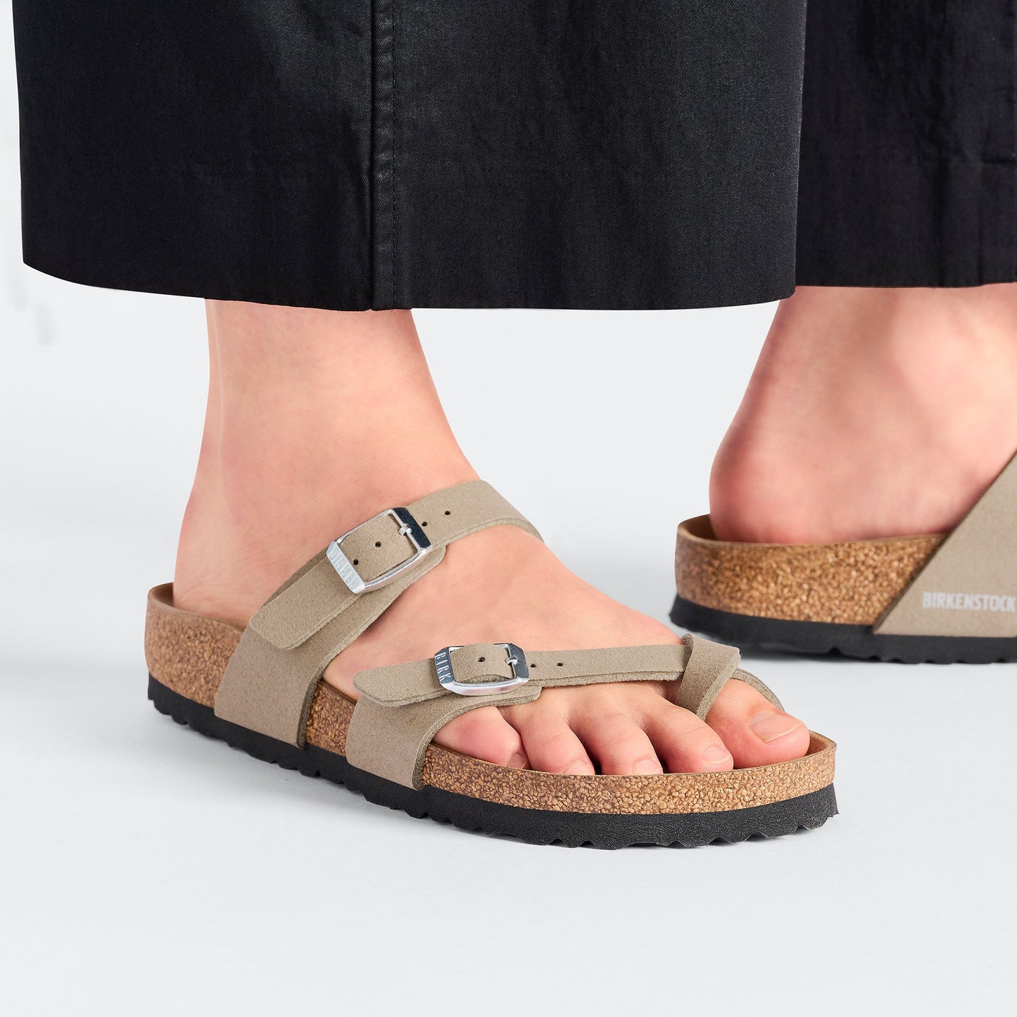 Birkenstock Mayari Vegan Grey Taupe Synthetic Regular - 1026702