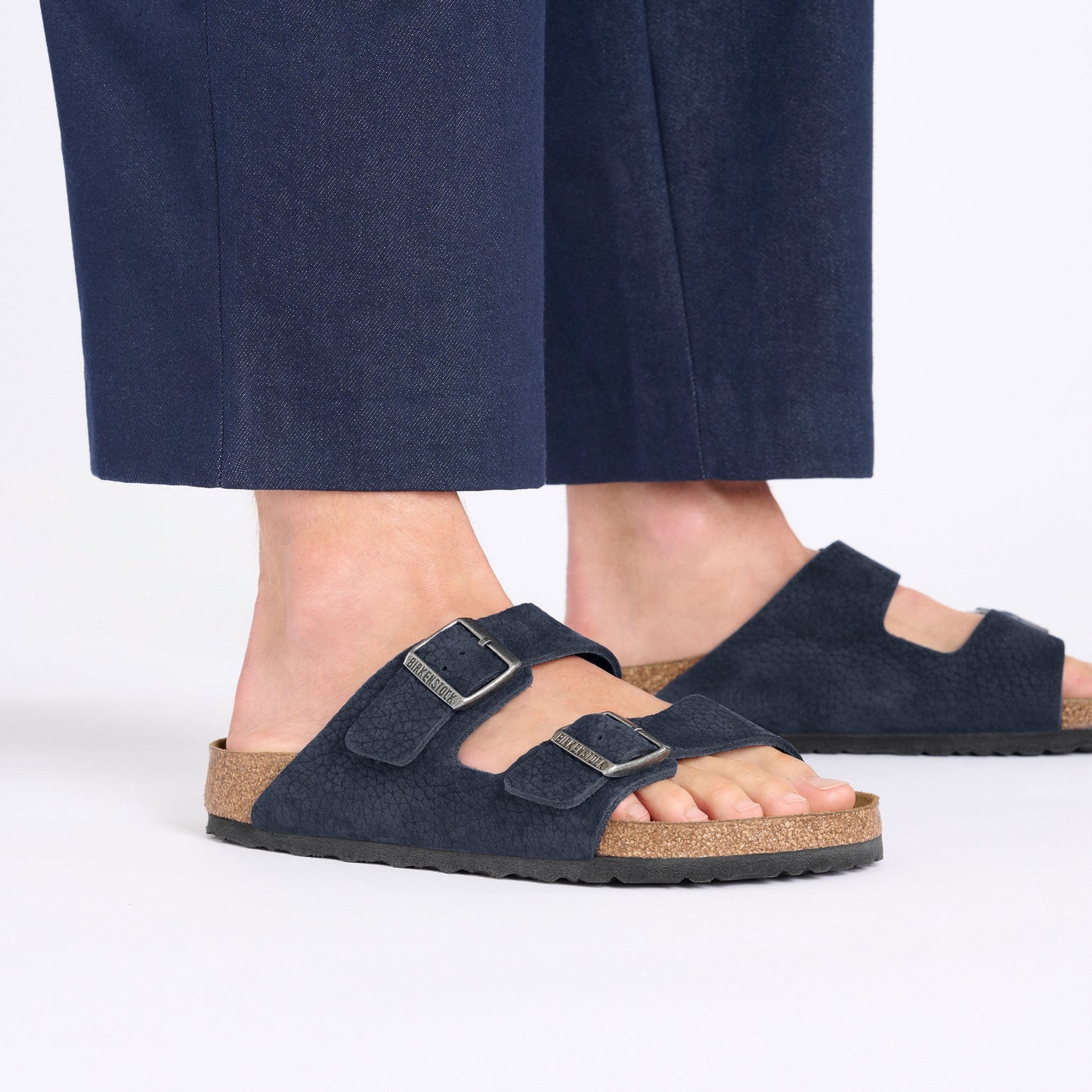 Birkenstock Arizona Desert Buck Midnight Nubuck Leather Regular - 1028095