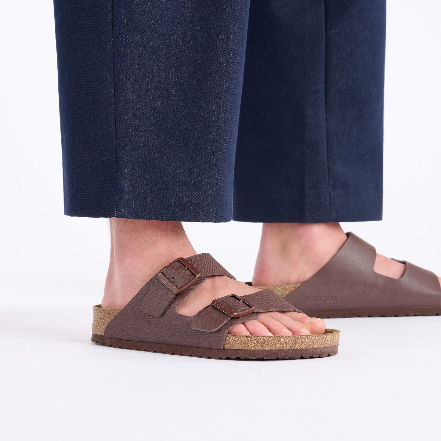 Birkenstock Arizona Saffiano Roast Birko-Flor Regular - 1028133 | Blue Heeler Boots