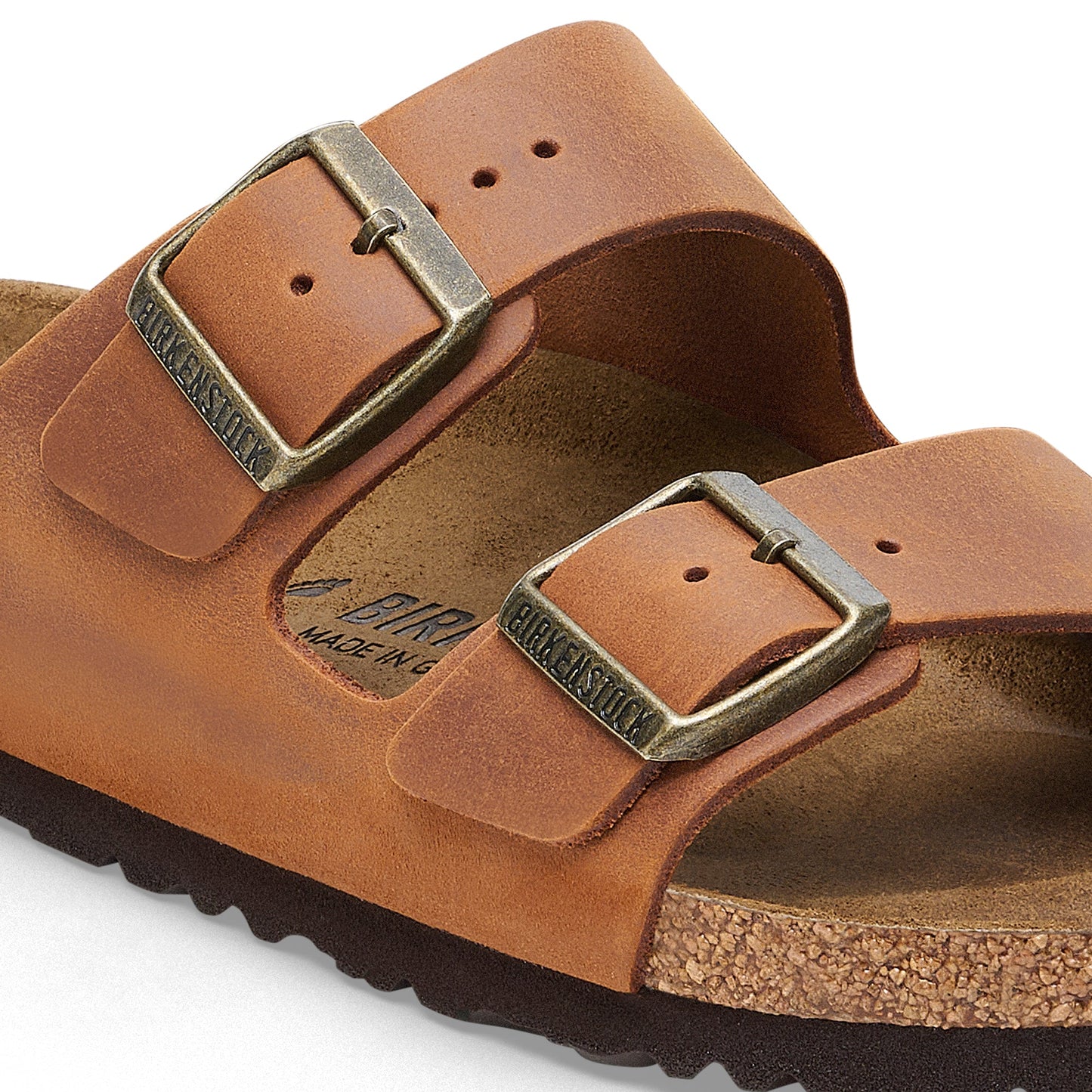 Birkenstock Arizona Cognac Oiled Leather Narrow - 1028401 | Blue Heeler Boots