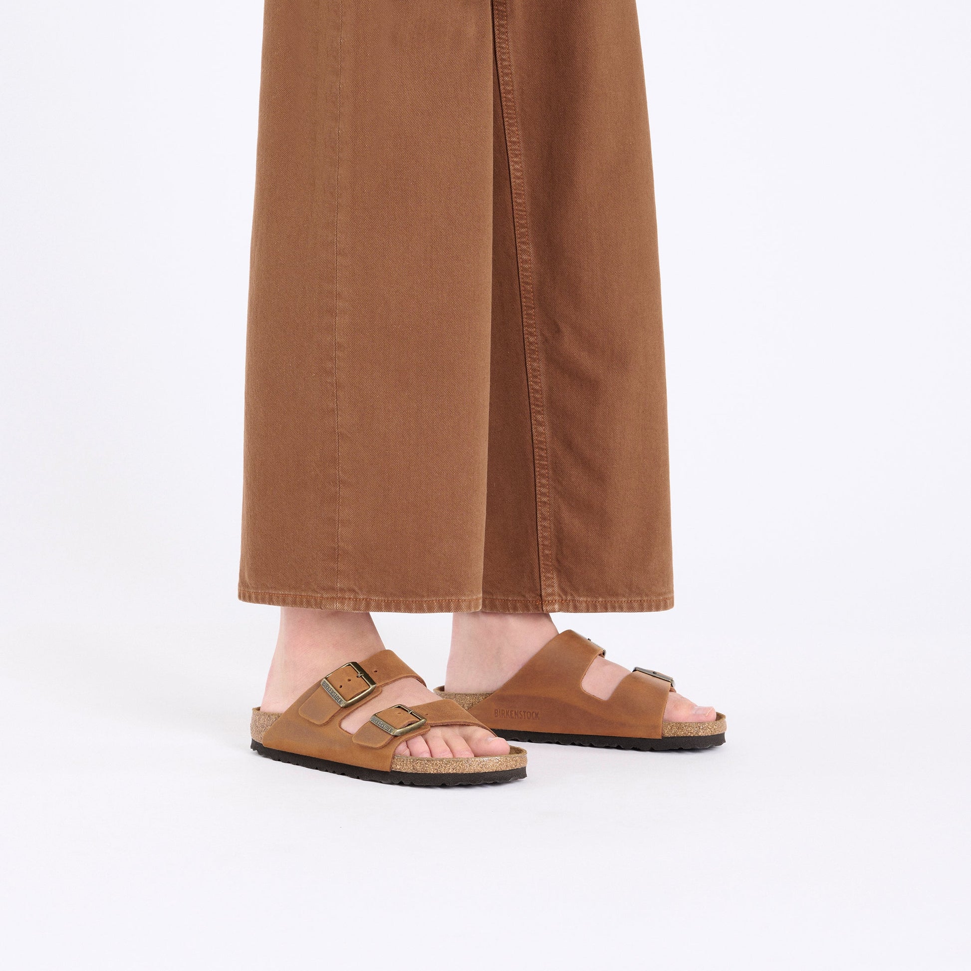 Birkenstock Arizona Cognac Oiled Leather Narrow - 1028401 | Blue Heeler Boots