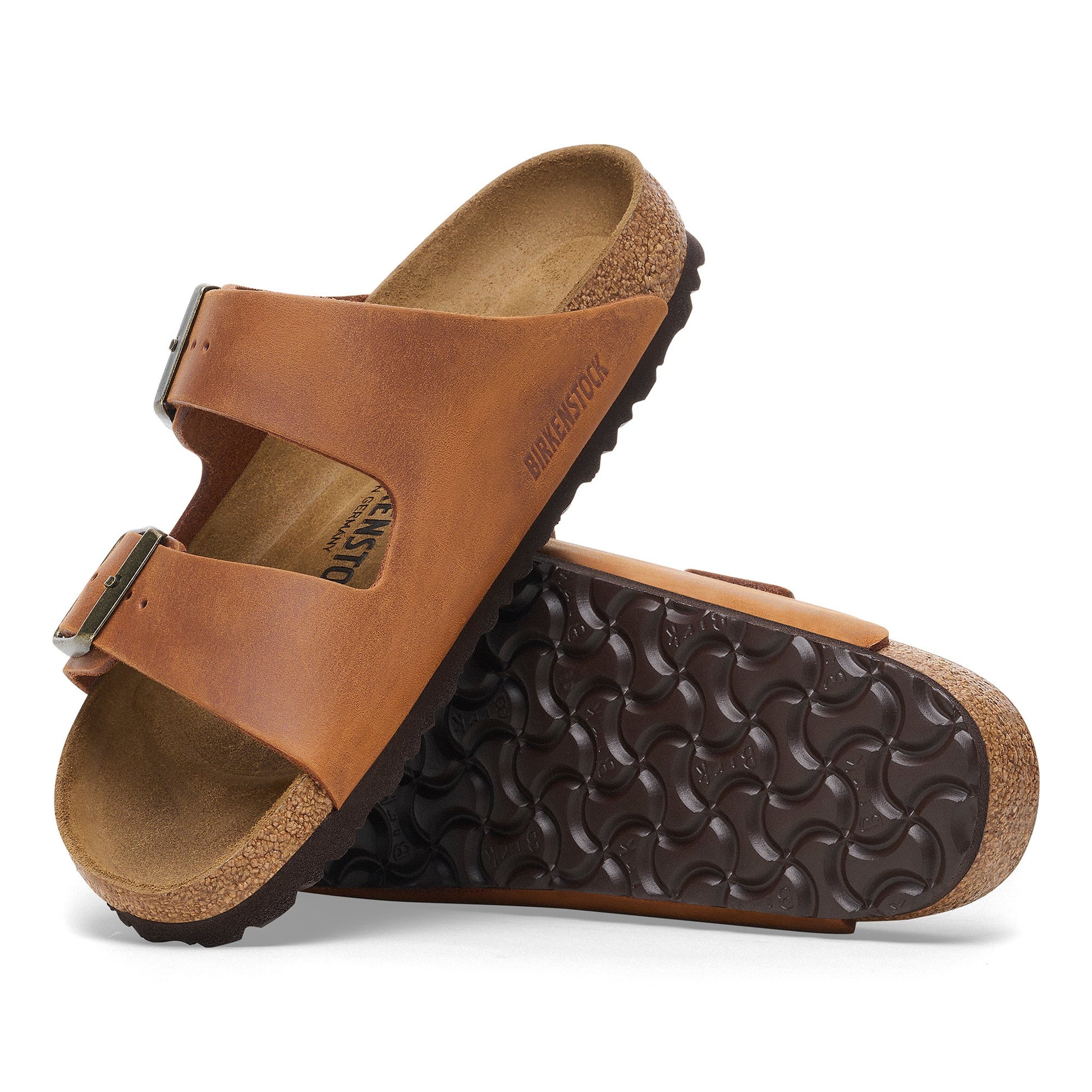 Birkenstock Arizona Cognac Oiled Leather Regular - 1028272 | The Boot Shed