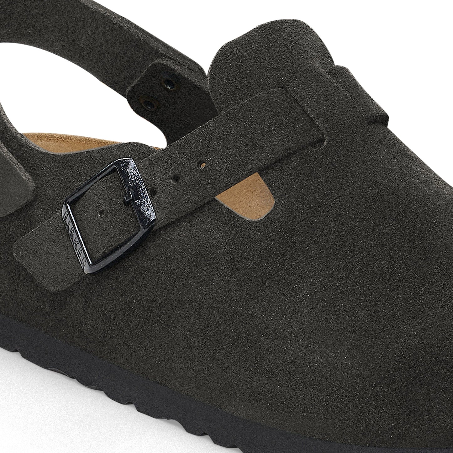 Birkenstock Tokio Black Suede Leather Regular - 1028337 | The Boot Shed
