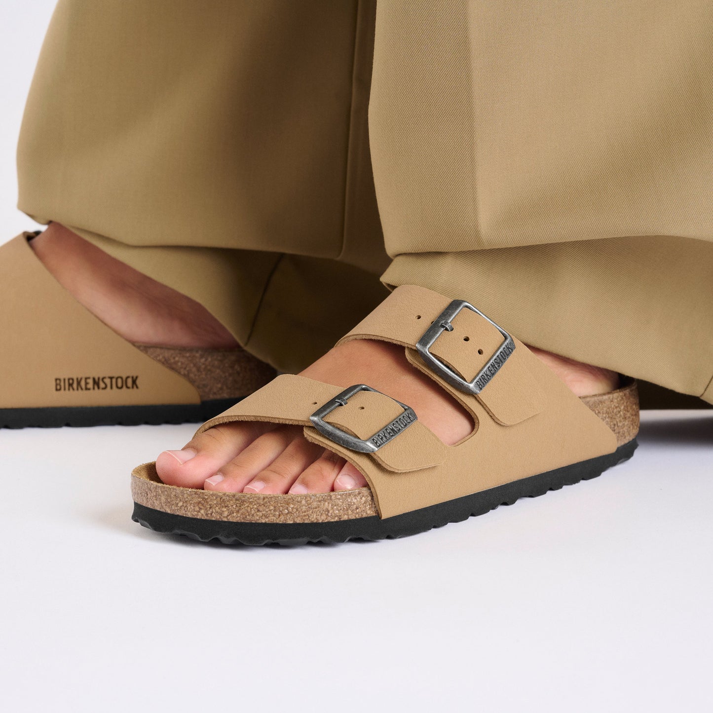 Birkenstock Arizona Latte Cream BirkiBuc Regular - 1029170