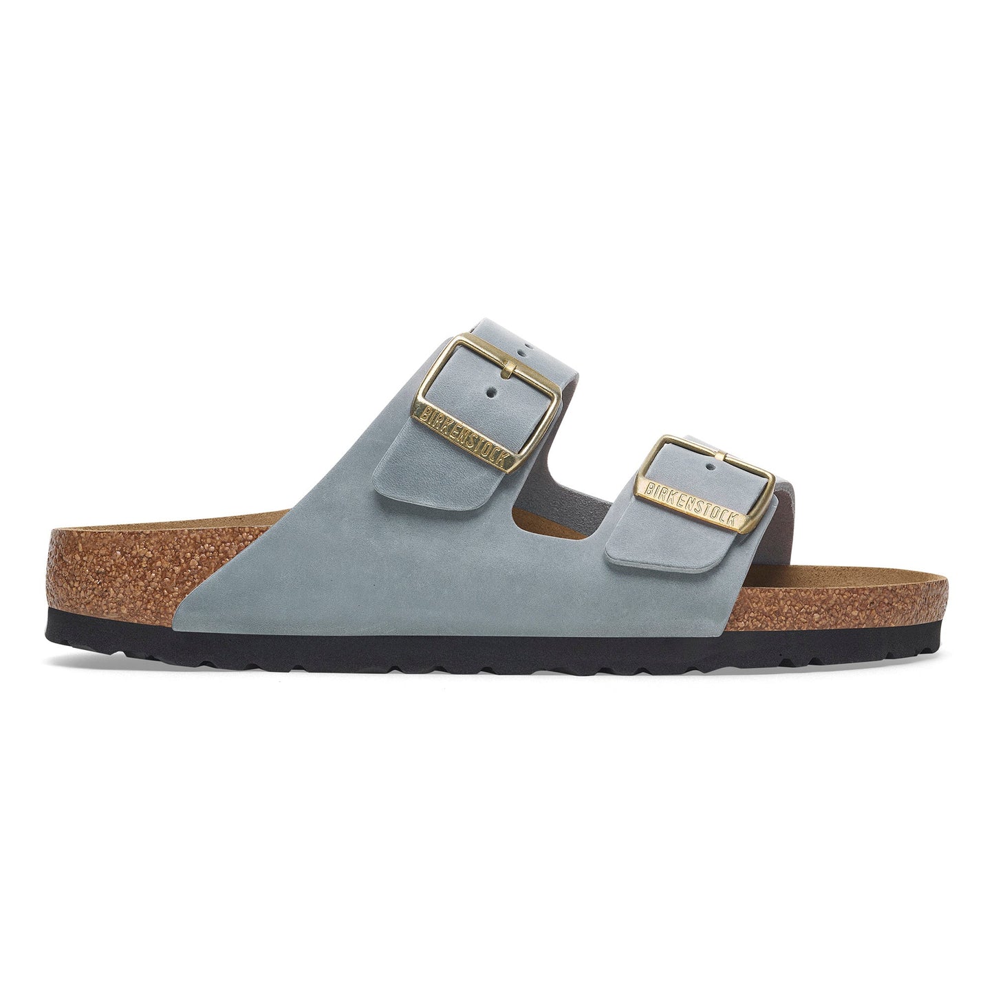 Birkenstock Arizona Basalt Grey Oiled Leather Narrow - 1029253