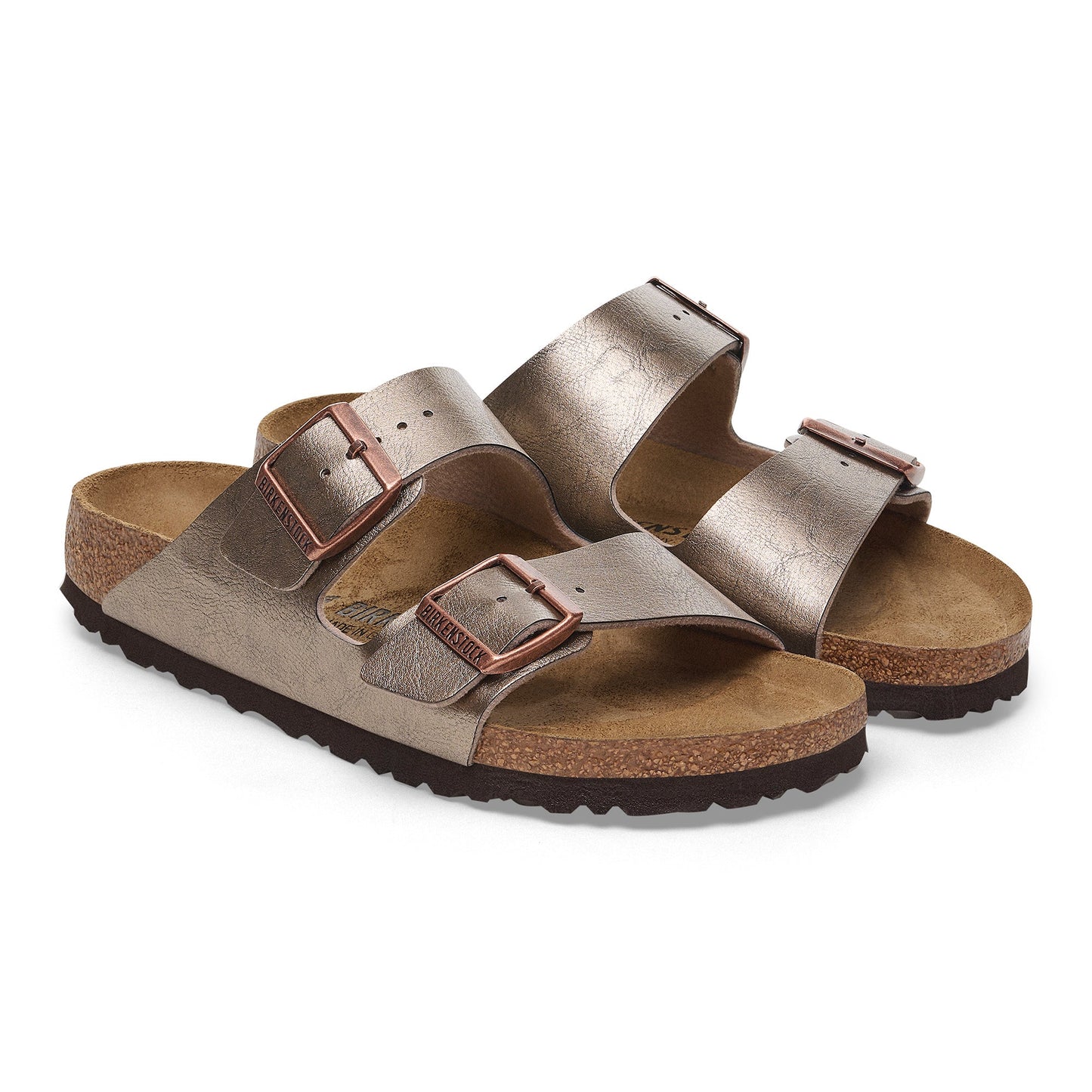 Birkenstock Arizona Graceful Taupe Birko-Flor Narrow - 1029439