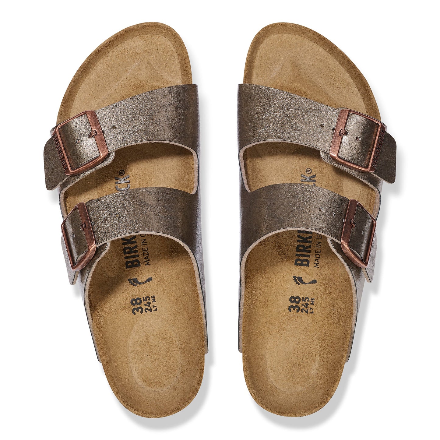 Birkenstock Arizona Graceful Taupe Birko-Flor Narrow - 1029439
