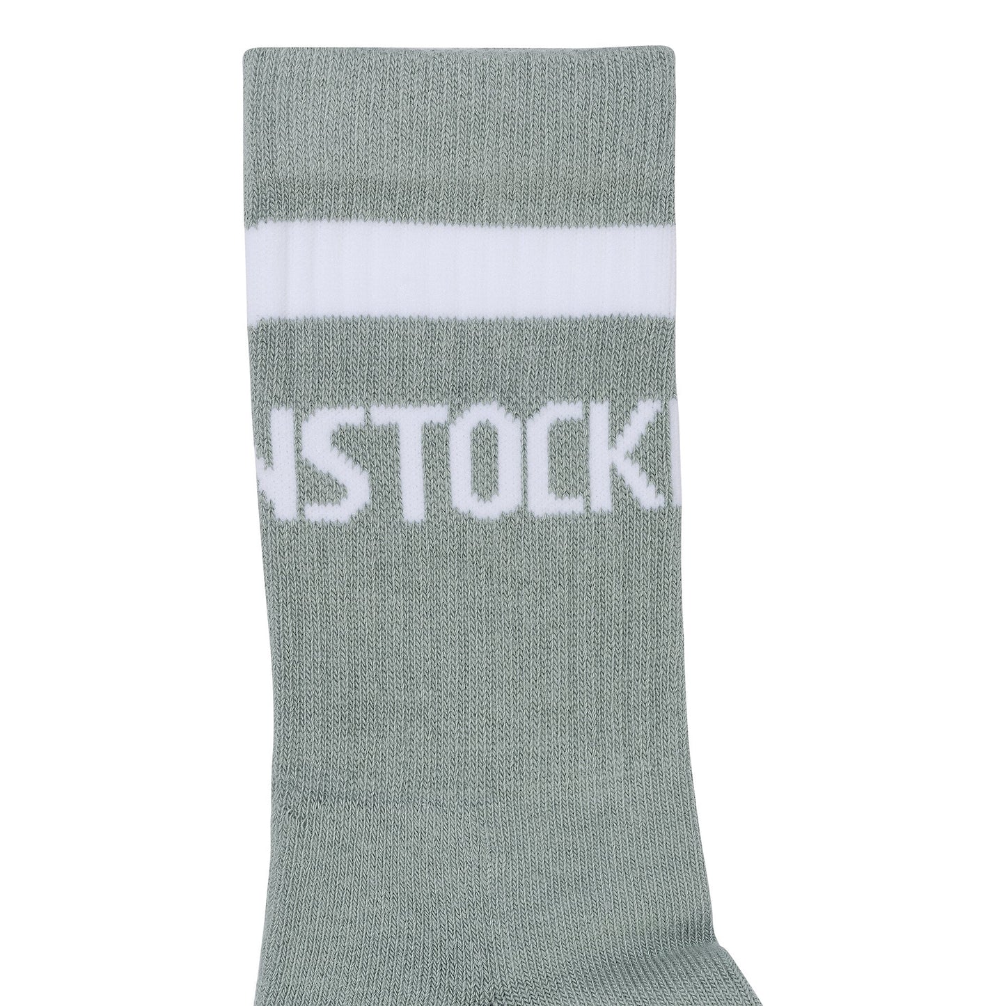 Birkenstock Cotton Tennis Sock Pure Sage/White - 1029704 | The Boot Shed