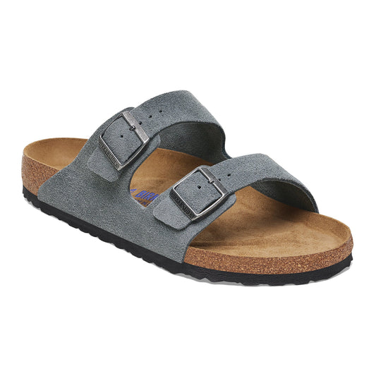 Birkenstock Arizona SFB Basalt Grey Suede Leather Regular - 1029790