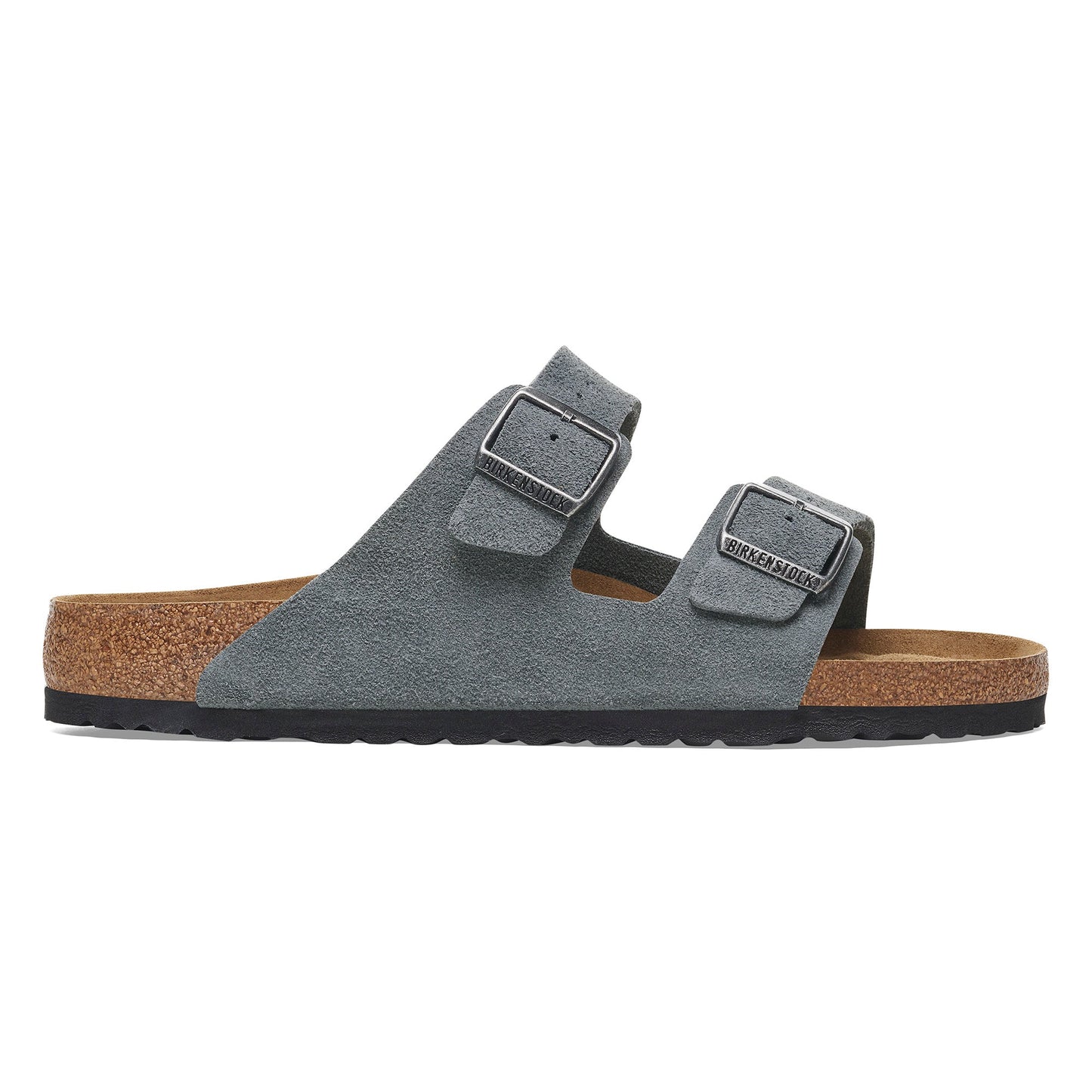 Birkenstock Arizona SFB Basalt Grey Suede Leather Regular - 1029790