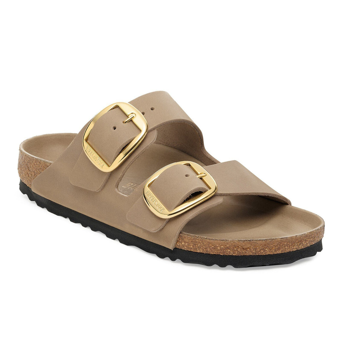 Birkenstock Arizona Big Buckle Tabacco Brown Oiled Leather - front view