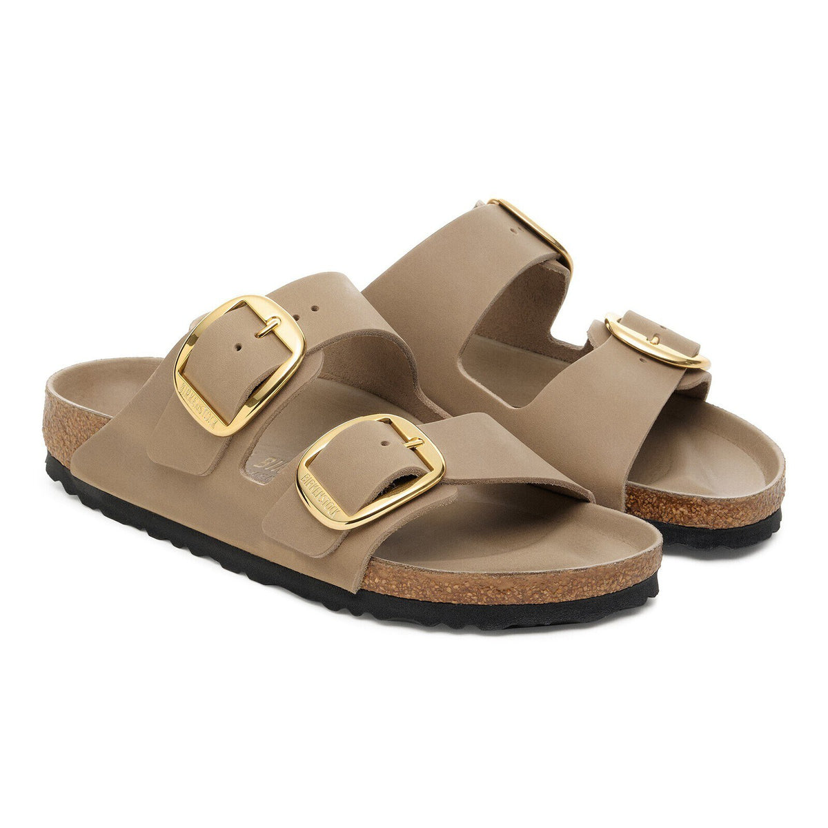 Birkenstock Arizona Big Buckle Tabacco Brown Oiled Leather - pair