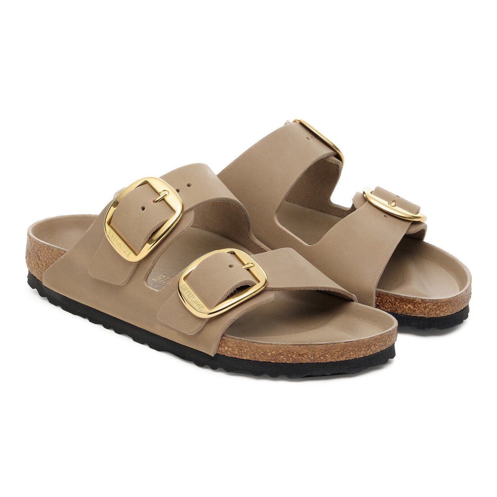 Birkenstock Arizona Big Buckle Tobacco Brown Oiled Leather - pair