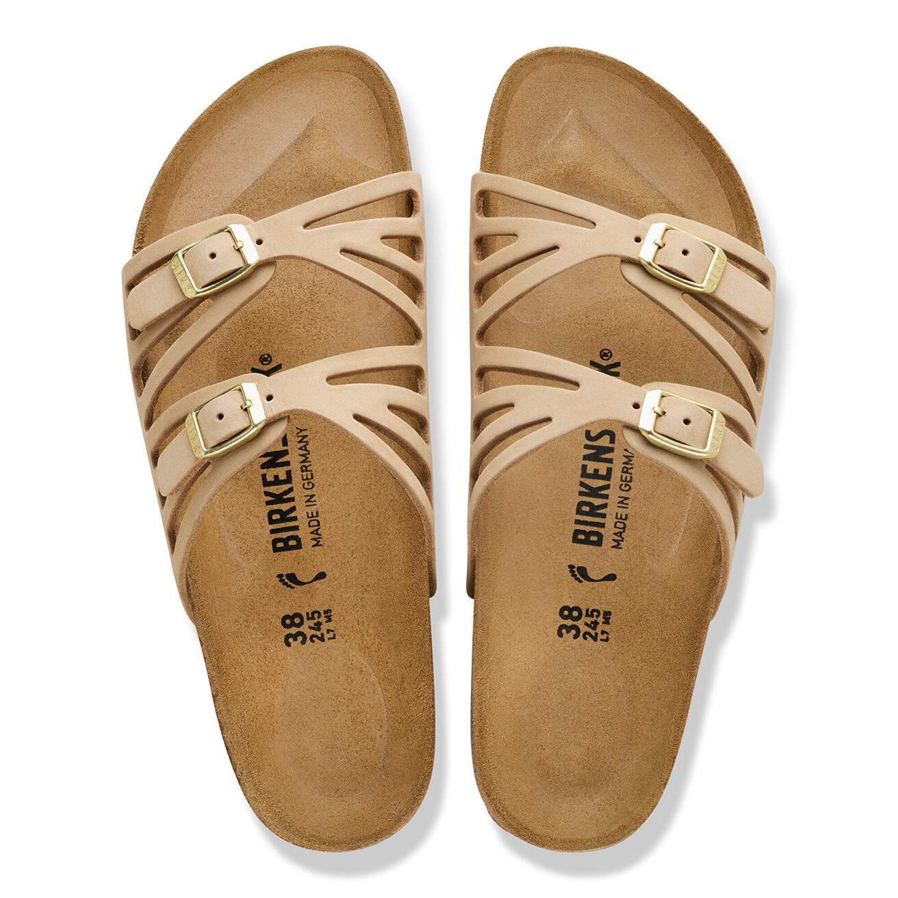 Birkenstock Granada Sandcastle Nubuck Leather Regular - 1031805