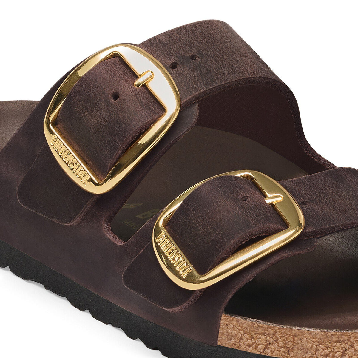 Birkenstock Arizona Big Buckle Habana Oiled Leather - buckle detail