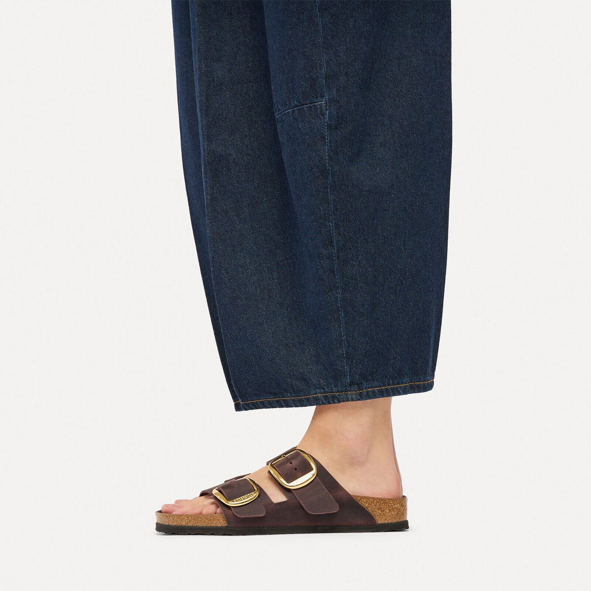 Birkenstock Arizona Big Buckle Habana Oiled Leather - lifestyle worn