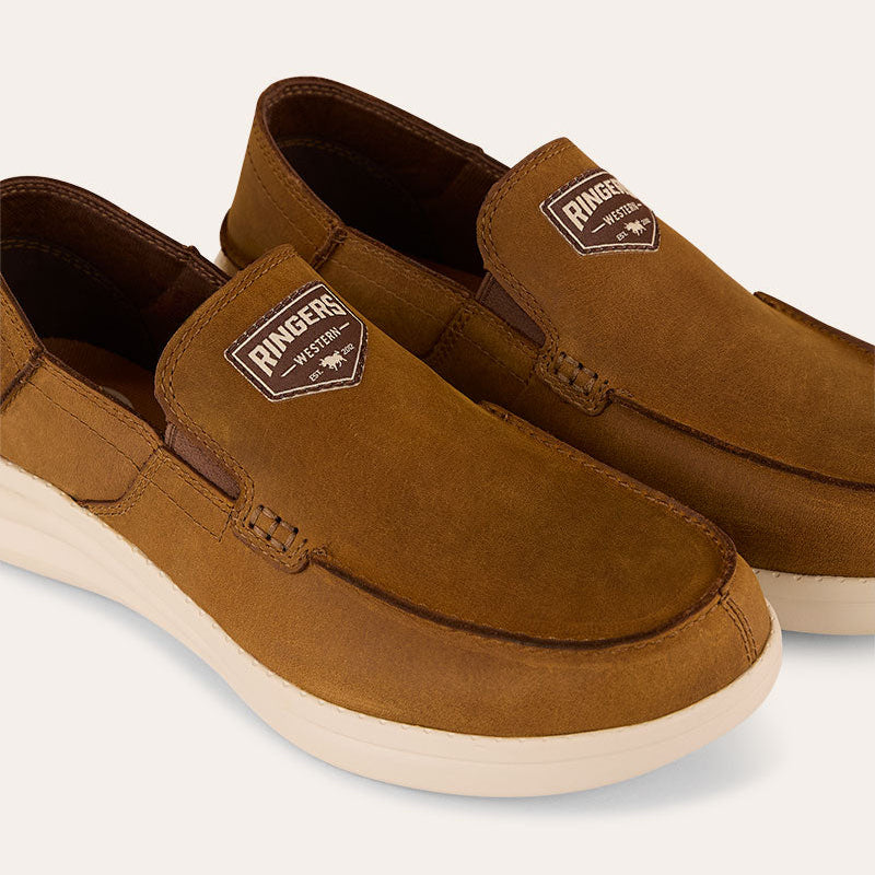 Ringers & Western Cruiza Leather Slip-On - Brown