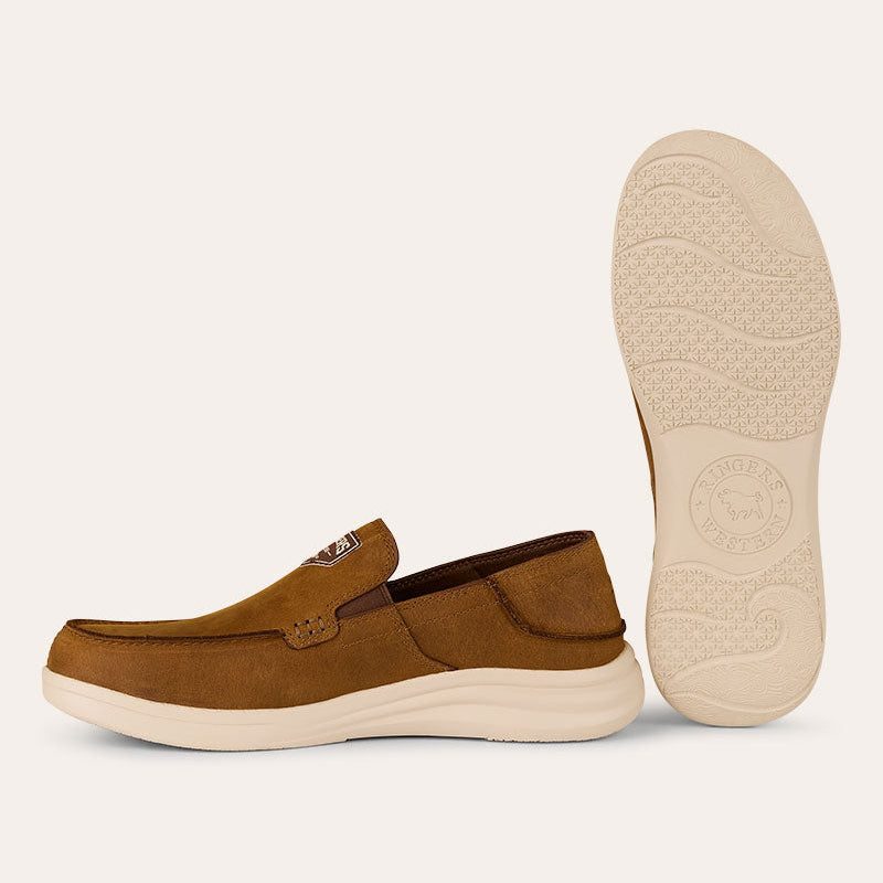 Ringers & Western Cruiza Leather Slip-On - Brown