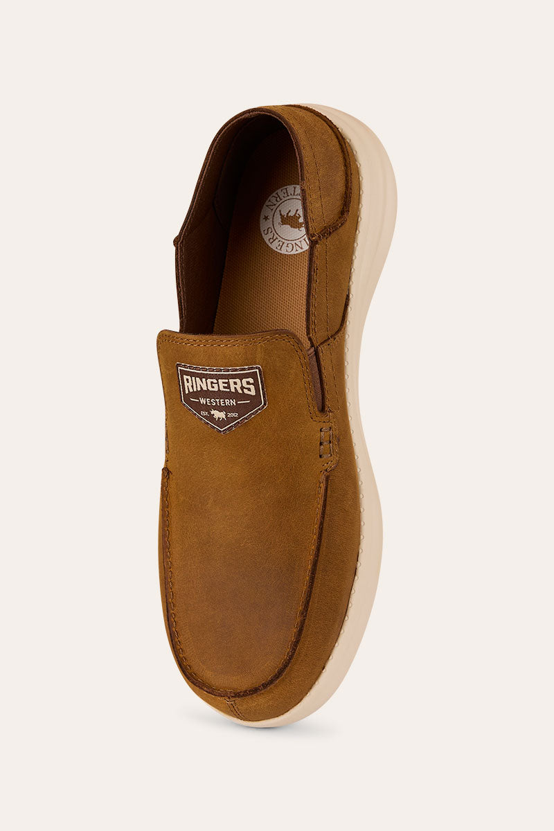 Ringers & Western Cruiza Leather Slip-On - Brown