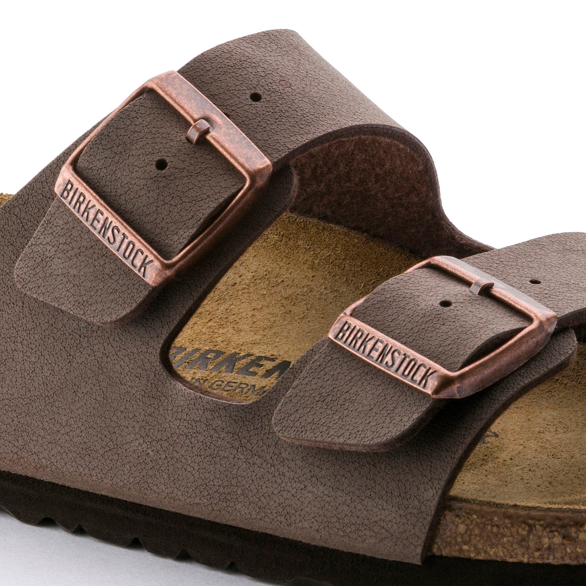 Birkenstock Arizona Mocca BirkiBuc Regular - 151181 _ The Boot Shed