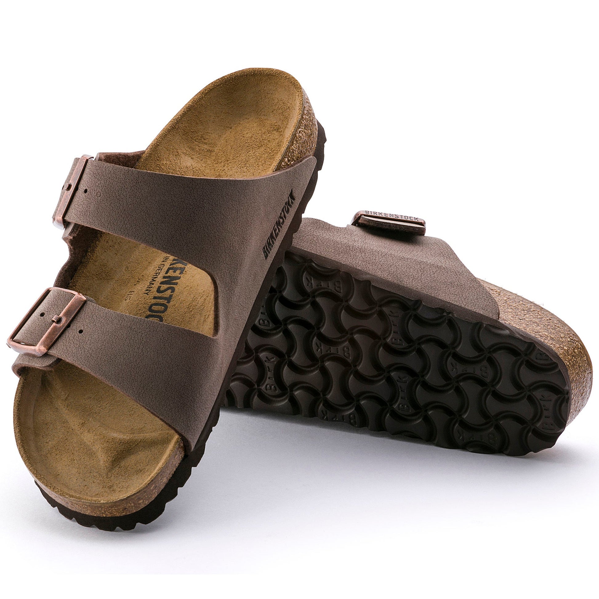 Birkenstock Arizona Mocca BirkiBuc Regular - 151181 _ The Boot Shed