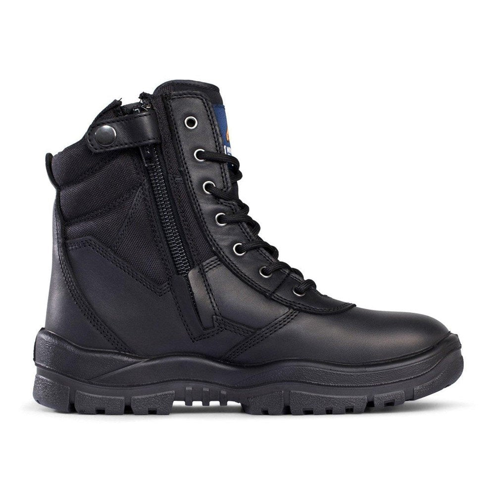 Mongrel 951020 - Black Non-Safety High Leg ZipSider Boot