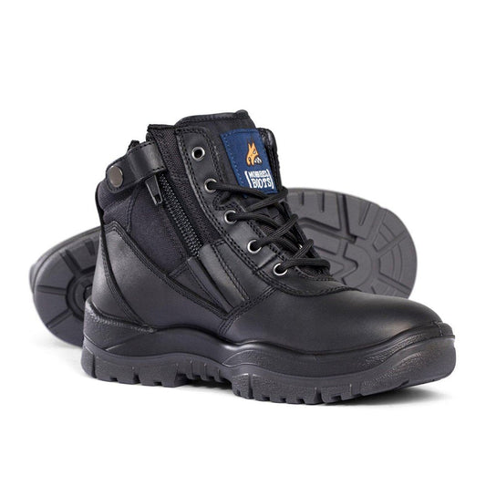 Mongrel 961020 - Black Non-Safety ZipSider Boot