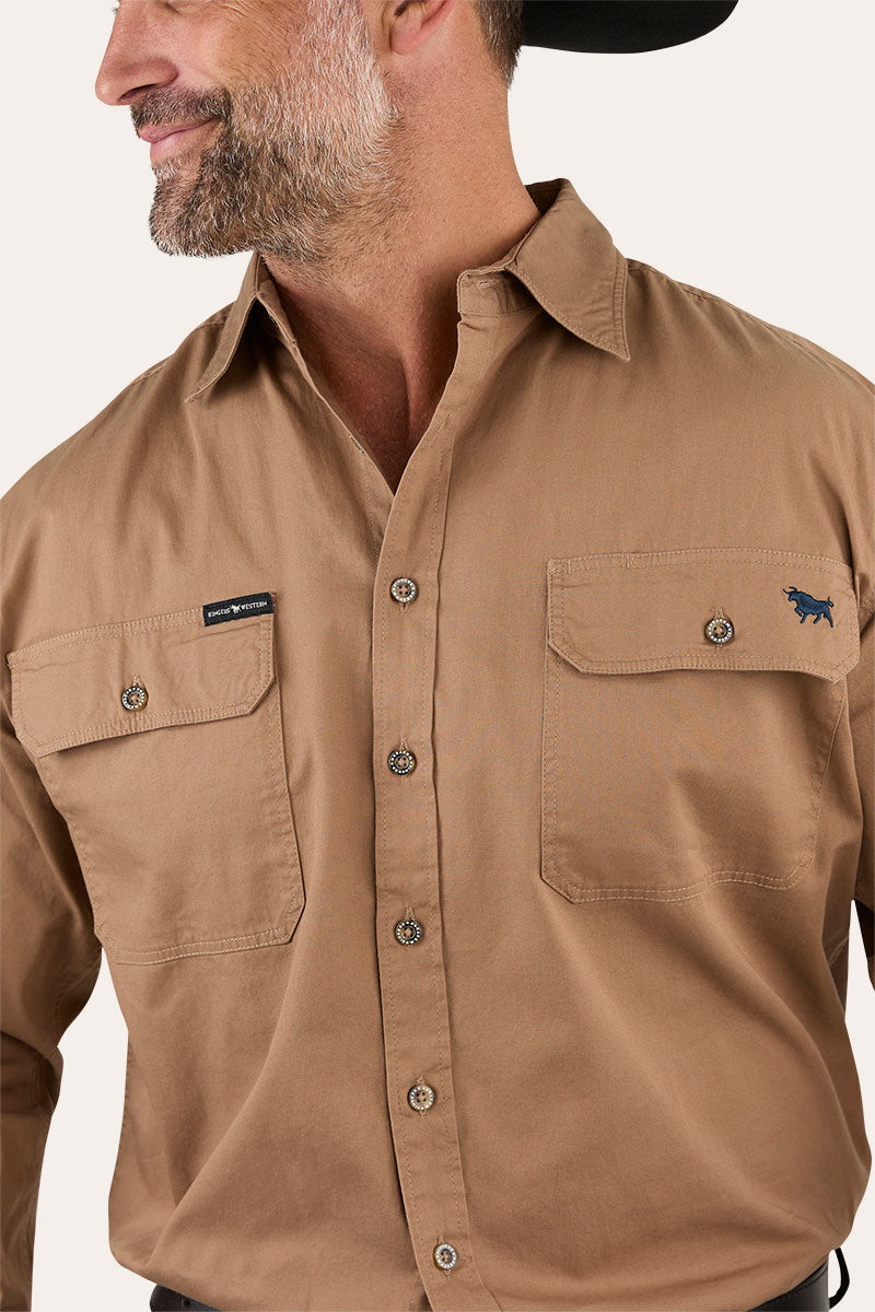Ringers Western King River Full Button Work Shirt Clay - 171110001