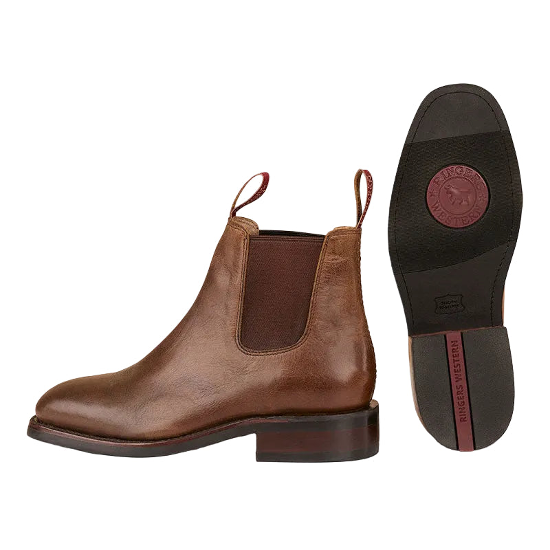 Ringers & Western New Kununurra Womens Boot - Burnt Brown | The Boot Shed