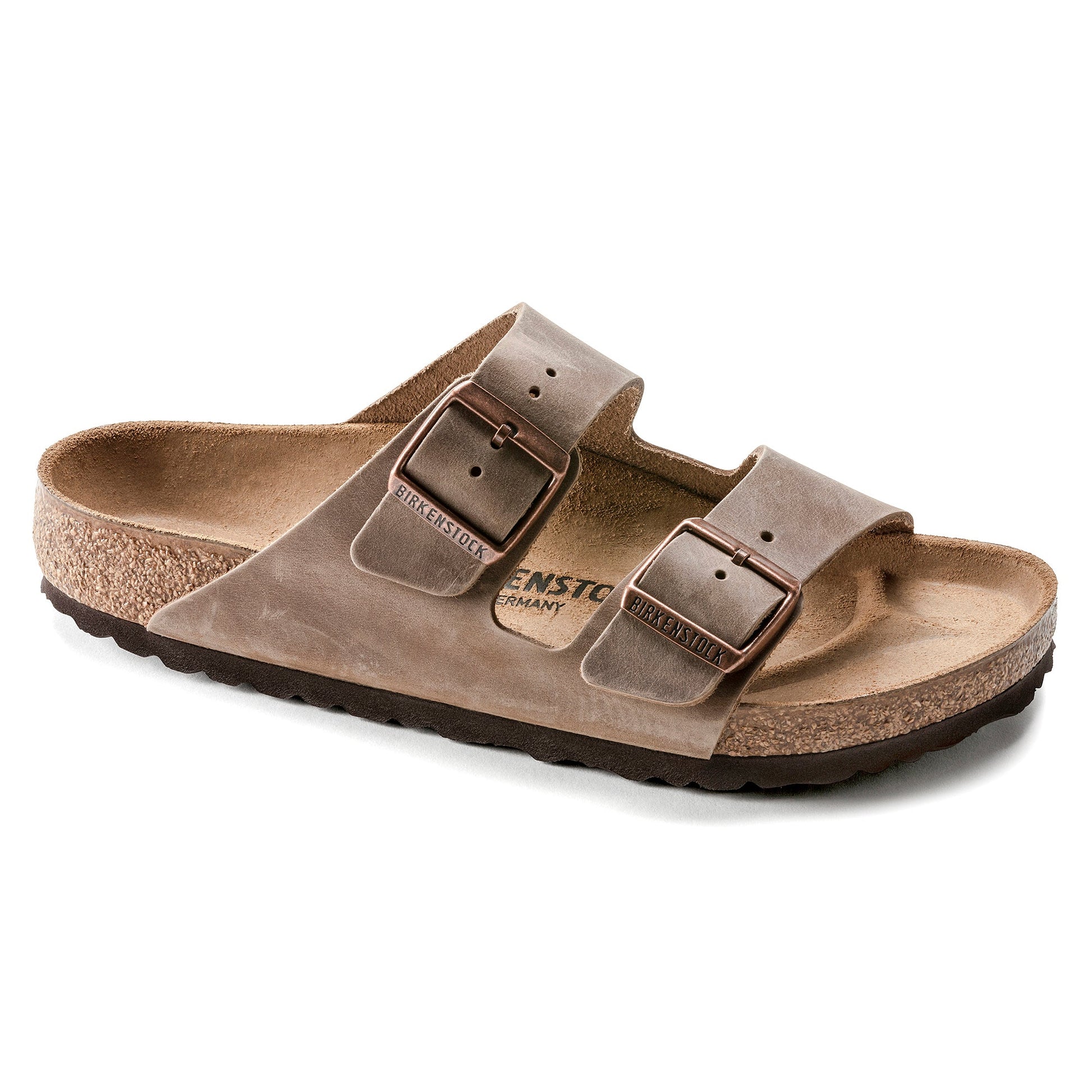 Birkenstock Arizona Tabacco Brown Oiled Leather Regular - 352201 | The Boot Shed