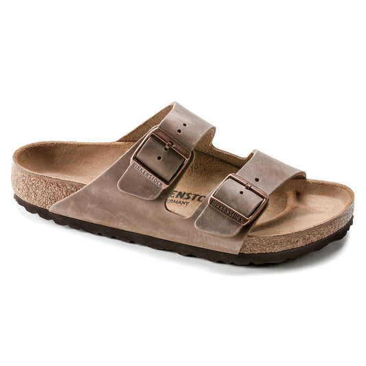 Birkenstock Arizona Tabacco Brown Oiled Leather Regular - 352201 | The Boot Shed