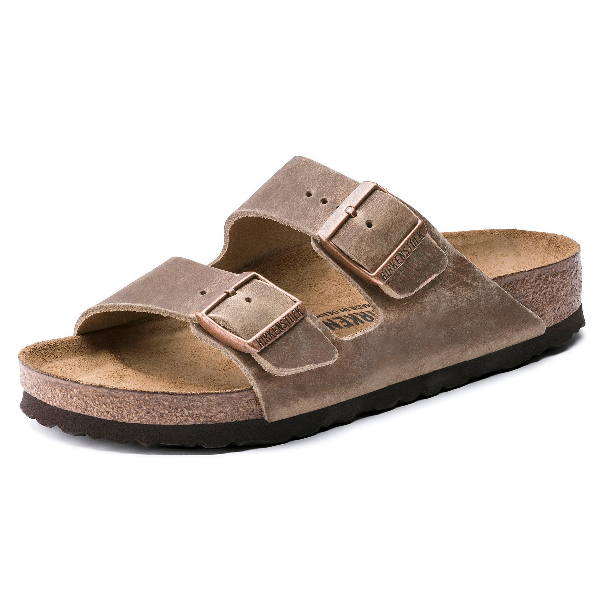 Birkenstock Arizona Tabacco Brown Oiled Leather Regular - 352201 | The Boot Shed